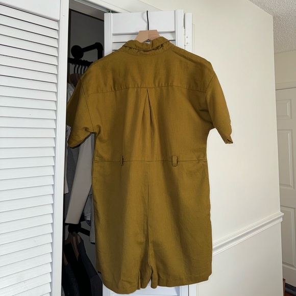 Madewell ‘Belted Safari Romper’ in Olive - Picture 5 of 5